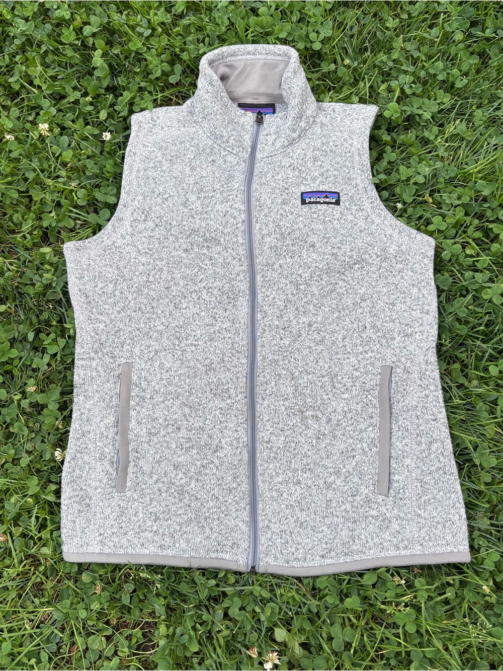 Patagonia Woman’s Vest Gray Full-Zip Fleece